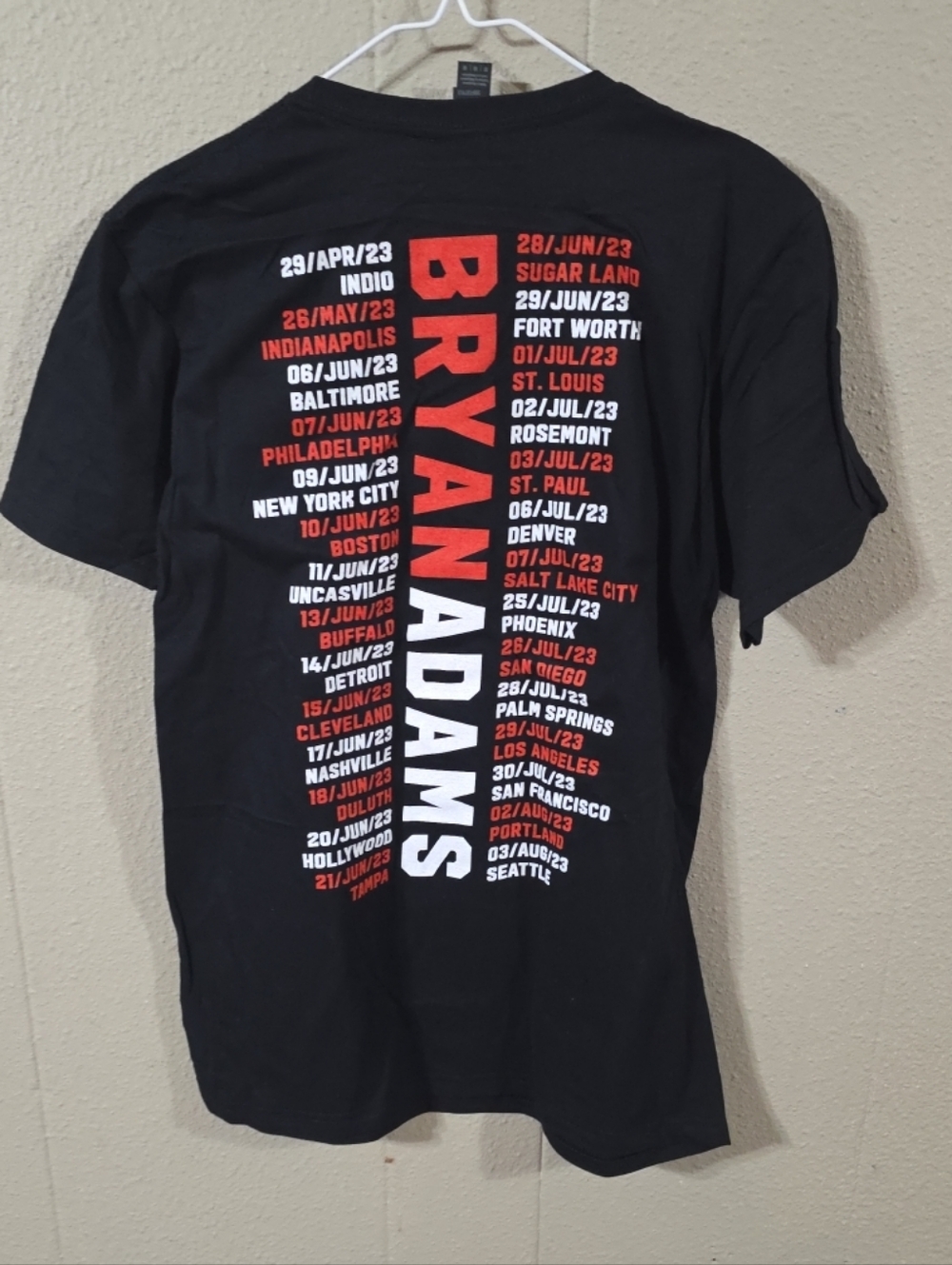 Nwot Bryan Adams Kick Ass Tour Band T-shirt Sz M (Lot 1)